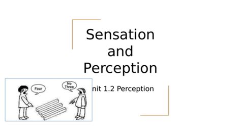 Aqa Gcse Psychology Perception Unit 12 Teaching Resources