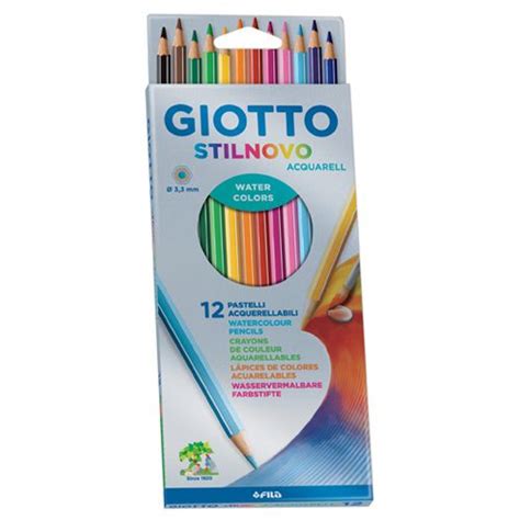 Giotto Stilnovo Watercolor Aquarell Pencils Colors Shopee Singapore