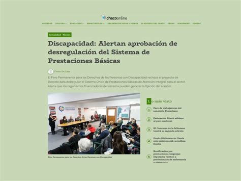 Discapacidad Alertan Aprobaci N De Desregulaci N Del Sistema De