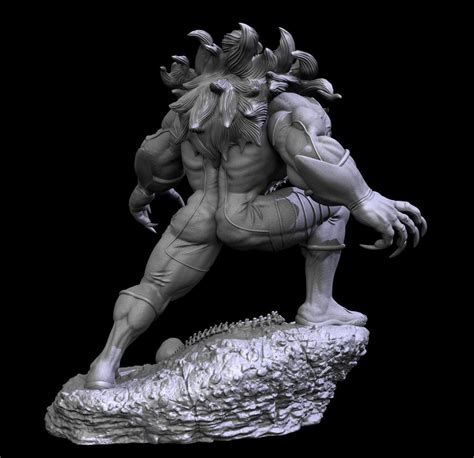 Sabretooth Statues 3d Model Ready To Print