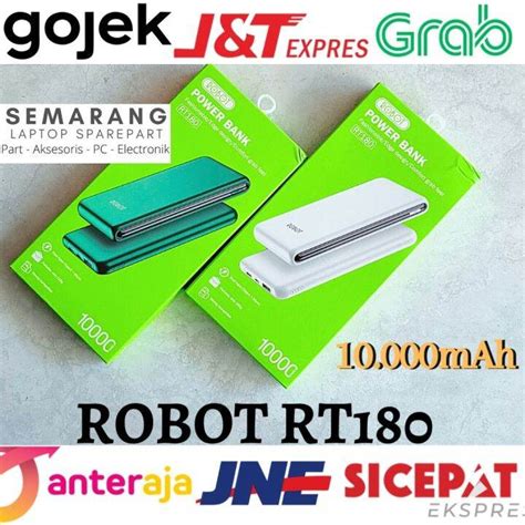 ROBOT RT180 PowerBank 10000mAh Pb Power Bank Dual Input Micro Type C