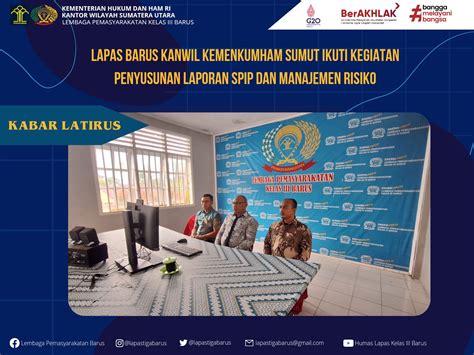 Lapas Barus Kanwil Kemenkumham Sumut Ikuti Kegiatan Penyusunan Laporan