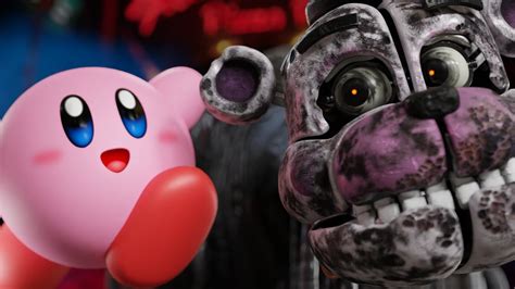 Kirby Meets The Blob From Fnaf Security Breach Youtube