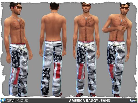 The Sims Resource America Baggy Jeans