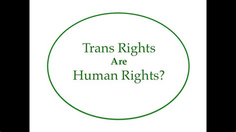 Trans Rights Human Rights Youtube