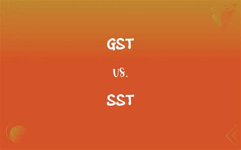 GST Vs SST Whats The Difference