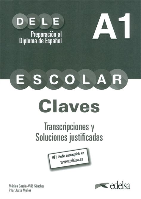 Preparacion Al Dele Escolar A Libro De Claves Transcripciones Y