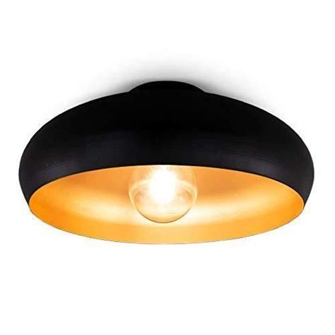 B K Licht Plafonnier Noir Dor Design R Tro Clairage Plafond Vintage