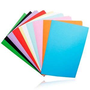 Neu Tonpapier Buntes Bastel Papier Din A Blatt Mix Farbig Block