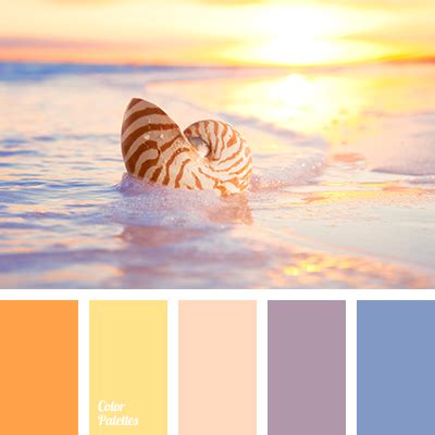 colors of sea sunset | Color Palette Ideas