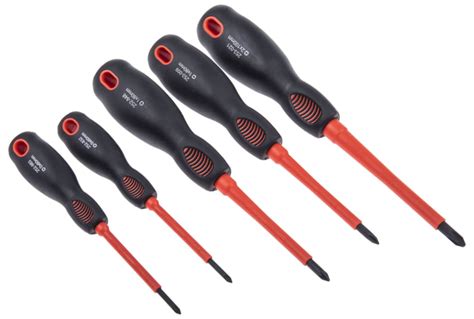 RS PRO RS PRO Phillips Pozidriv Slotted Insulated Screwdriver Set