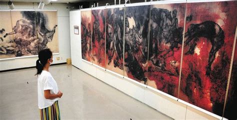 「原爆の図」核の恐ろしさ伝える 原寸大の複製画、南房総地域を巡回：東京新聞デジタル