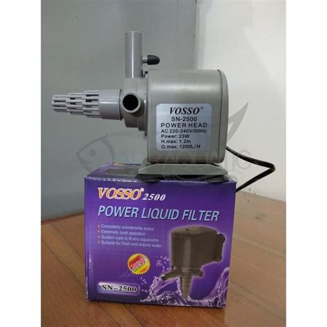 Jual Vosso Power Liquid Filter Pompa Air Celup Filter Aquarium