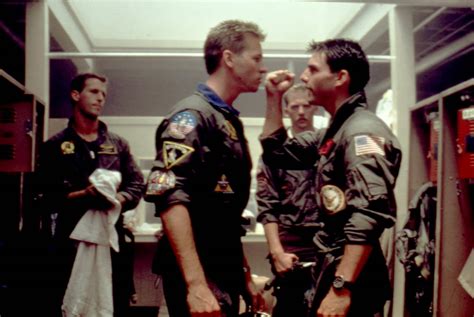 Tom Cruise Anthony Edwards Val Kilmer And Rick Rossovich Top Gun 1986