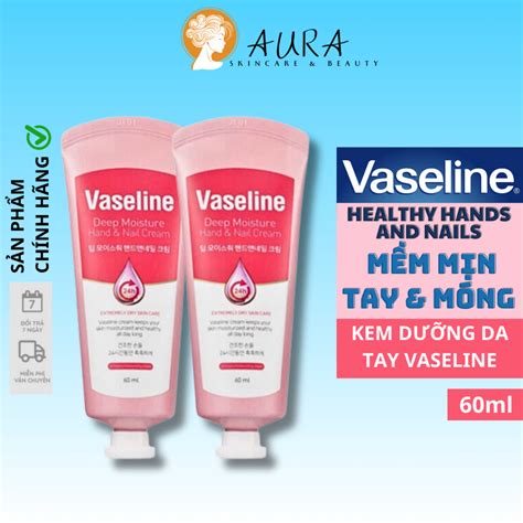 Kem Dưỡng Da Tay Và Móng Vaseline Deep Moisture 60ml Hàn Quốc