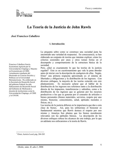 Rawls Teoria De La Justicia Pdf