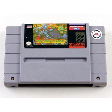 Super Ghouls N Ghosts Original Super Nintendo Snes Shopee Brasil