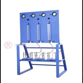 Blue Mild Steel Permeability Test Apparatus Soil Automation Grade