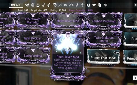 Pistol Riven Mod will not open - General - Warframe Forums