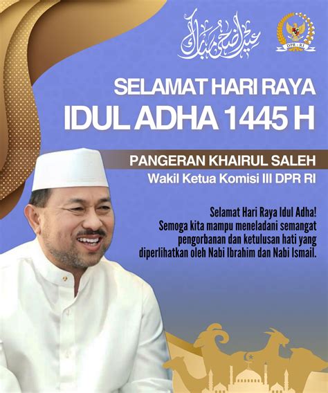 Pangeran Khairul Saleh Hari Raya Idul Adha 1445 H Koranbanjar NET