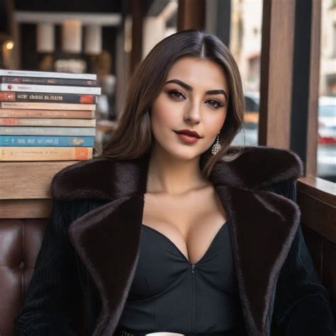 A Turkish Girl Is Sitting In A Cafe By Kr C Mert Playground