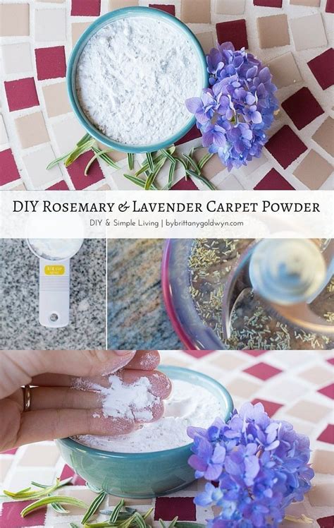 Make Rosemary Lavender Carpet Powder Carpet Powder Diy Carpet