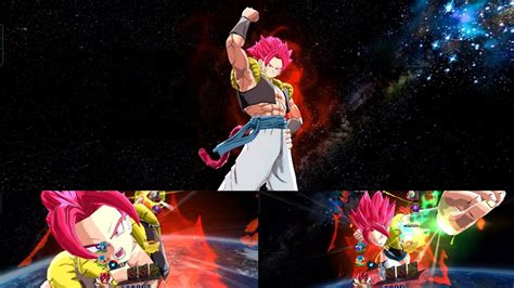 Super Saiyan God Shallet Full Moveset In Landscape With Ultra Intro