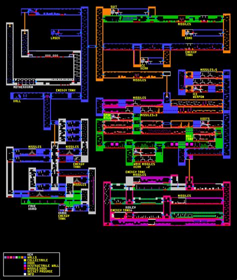 Metroid 1 Nes Map