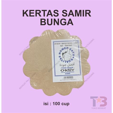 Jual Kertas Minyak Murah Isi 100 Pcs Kertas Minyak Bunga Samir Bunga Kertas Bunga Shopee