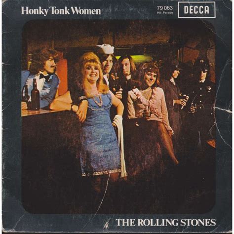 Honky tonk women by Rolling Stones, SP with prenaud - Ref:119042603