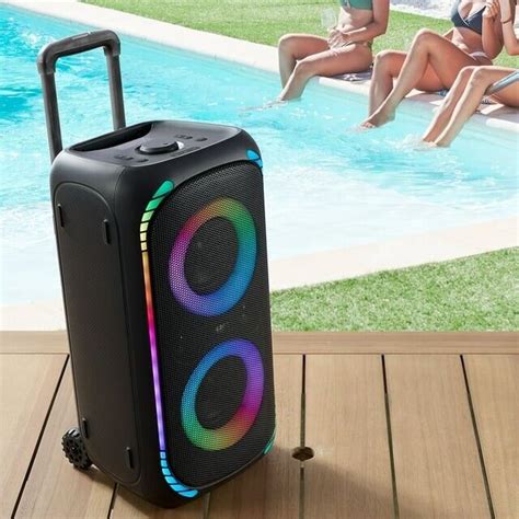 Onn Groove Large Party Speaker Gen Wireless With Led Lighting