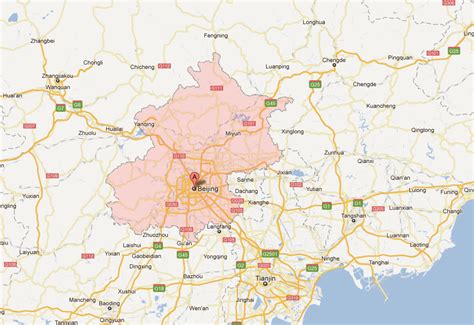 Beijing Map China