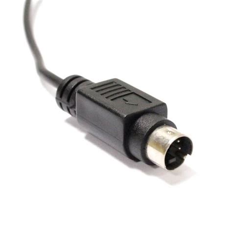 Adaptateur vidéo composite RCA SVHS Femme Mini DIN 4 broches mâle