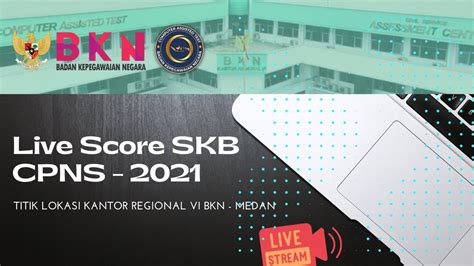 Live Score SKB CPNS 2021 3 Desember 2021 Sesi II Tilok Kanreg VI