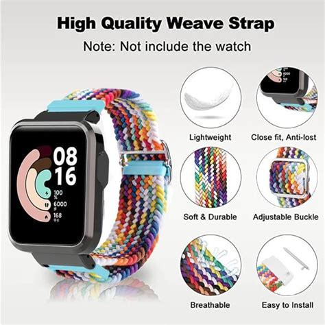 Bracelet Compatible Avec Xiaomi Mi Watch Lite Redmi Watch Nylon