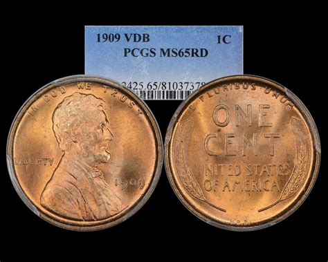 Vdb C Lincoln Cent Type Wheat Reverse Pcgs Ms Rd The Penny