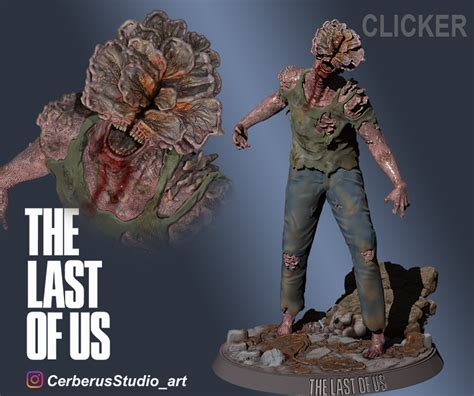 D File The Last Of Us Clicker Male Chaser D Printer Design To