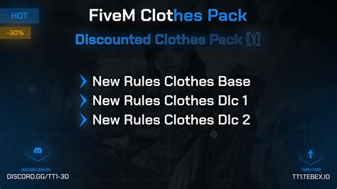 Discounted Clothes Pack [1] (Escrow) - ttmodz.net