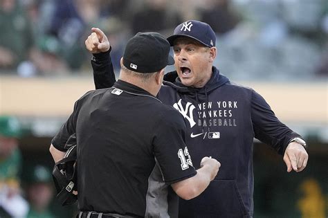 Yankees Manager Aaron Boone Ejected After Bizarre Review In First