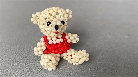 How To Make A Beaded Teddy Bear Tutorial 3d Bear Artofit