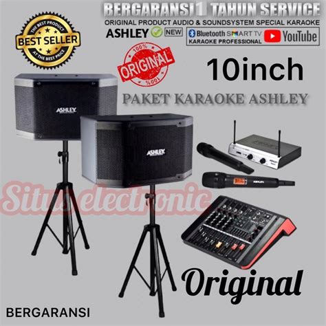 Jual Paket Sound System Ashley Original Paket Karoake Ashley Studio 4