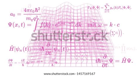 Quantum Field Fluctuations Distorted 3d Gird Stock Vector (Royalty Free ...