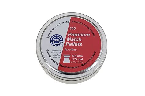 500 Flachkopf Diabolos Ahg Premium Match Pellets 4 5 Mm