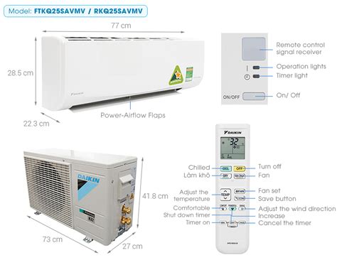 Daikin Air Conditioner Ftkq25savmv 10hp Inverter