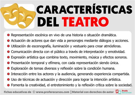 Las Caracter Sticas Del Teatro