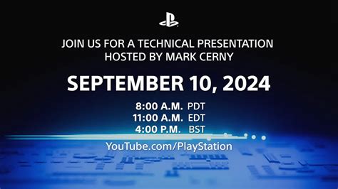 Sony Confirms Playstation Tech Presentation On September Is This