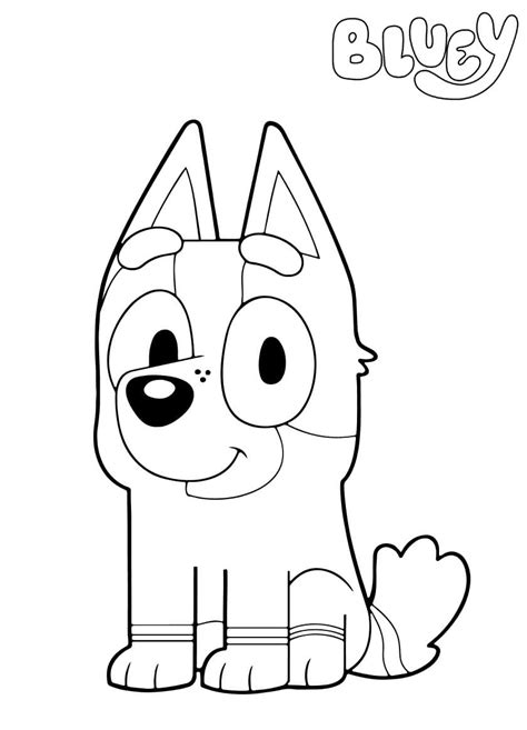 Bluey Printable Coloring Pages