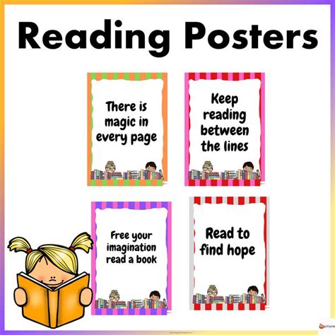 Reading Posters For Kids | Made By Teachers in 2024 | Reading posters ...