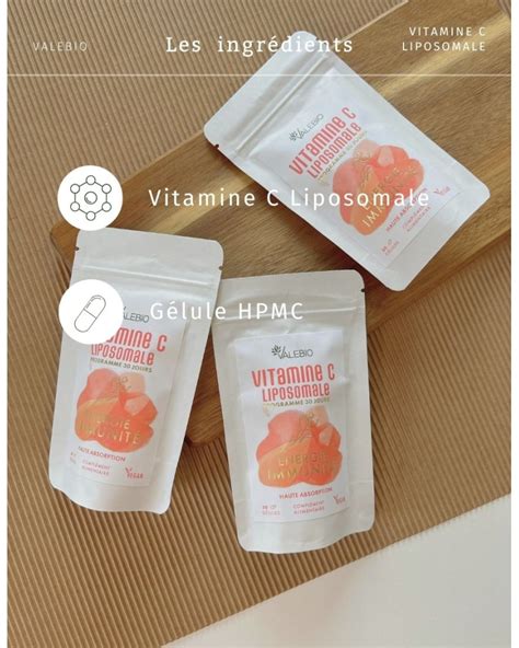 Vitamine C Liposomale En G Lules Compl Ments Alimentaires Valebio