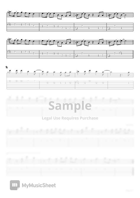 BTS Moon Guitar Sheets By FFGuitar